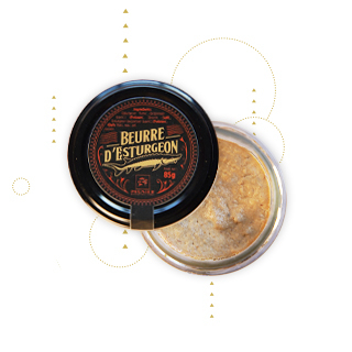 Smoked sturgeon butter