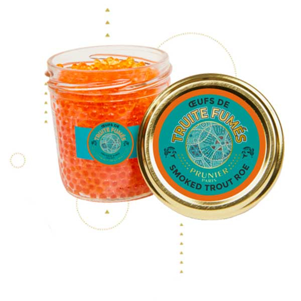 Prunier smoked trout roe