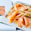 Sliced Balik salmon gravlax 200g (4-5 slices)