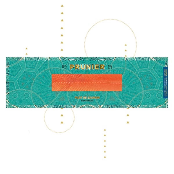 Prunier smoked salmon fillet heart