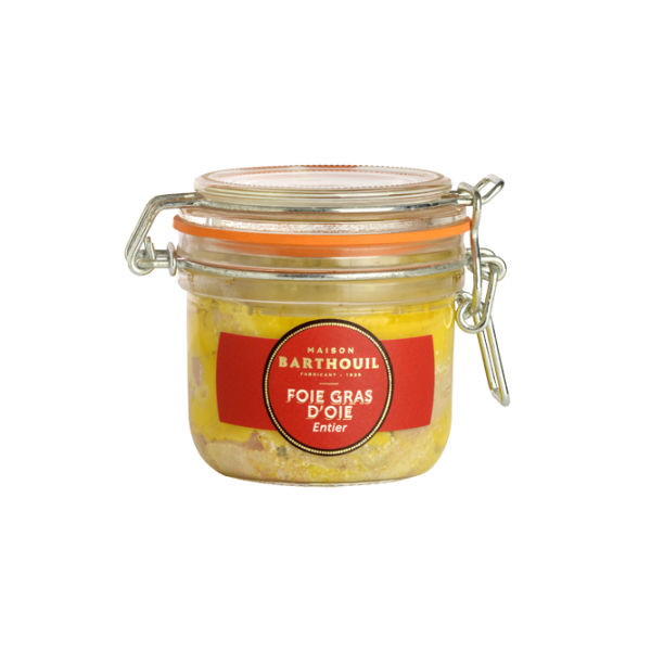 Whole goose foie gras (180g) in jar