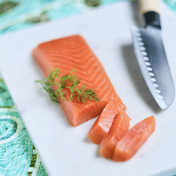 cœur de filet de saumon