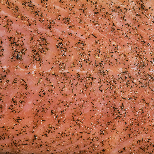 Sliced Gravlax smoked salmon from Norway (approx. 1.2kg)