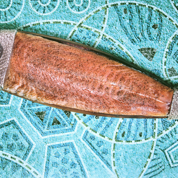 Sliced Gravlax smoked salmon from Norway (approx. 1.2kg)