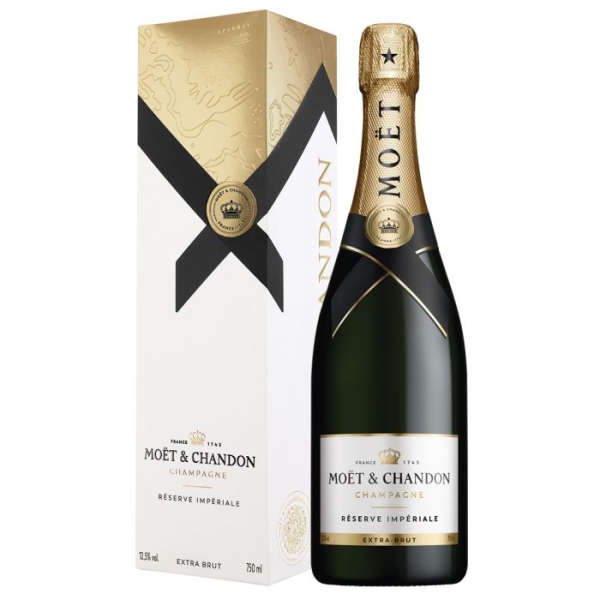Champagne Moët Impérial et son étui
