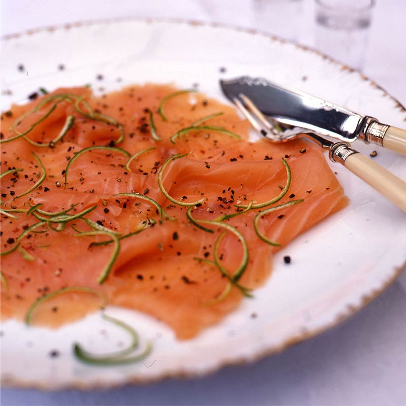 carpaccio de saumon balik 